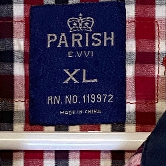 Parish Nation Mens short sleeve button down shirt size XL - Picture 8 of 10